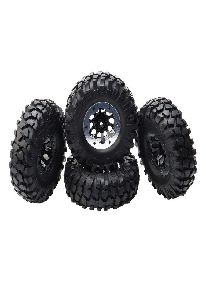 Rchobbytop 4-Pack 1.9 Inch OD 108mm Tires and 12mm Drive Hex Wheel Rims for 1/10 RC Rock Crawler Short Course Truck Traxxas Slash 4x4 VXL VKAR Redcat SCX10 CC01 RC4WD D90 - Image 5